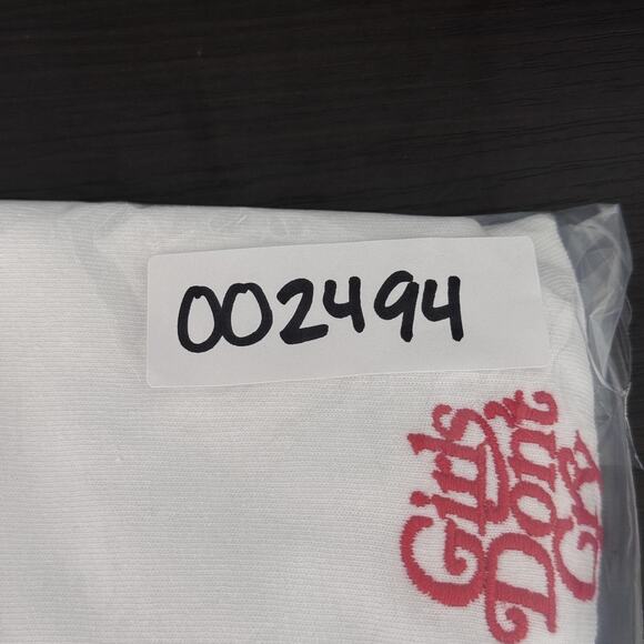 Girls Don't Cry Shirt Mens Large Ringer Tee Embroidered Logo Verdy Los Angeles - Picture 13 of 13